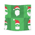 Christmas Santa Beard Square Tapestry (Small)