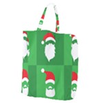 Christmas Santa Beard Giant Grocery Tote