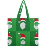 Christmas Santa Beard Canvas Travel Bag