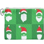 Christmas Santa Beard Canvas Cosmetic Bag (XXXL)