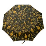 Gold snowman Folding Umbrella