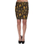 Gold snowman Bodycon Skirt