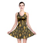 Gold snowman Reversible Skater Dress