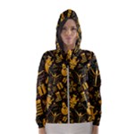 Gold snowman Hooded Windbreaker (Women)