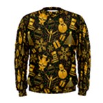 Gold snowman Men s Sweatshirt