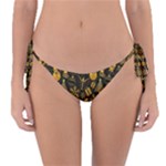 Gold snowman Reversible Bikini Bottom