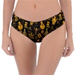 Gold snowman Reversible Classic Bikini Bottoms