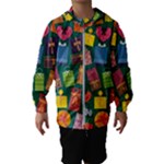 Christmas Presents Hooded Windbreaker (Kids)