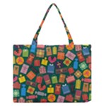 Christmas Presents Zipper Medium Tote Bag