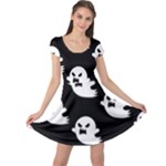 cute Ghosts Cap Sleeve Dress