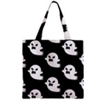 cute Ghosts Zipper Grocery Tote Bag