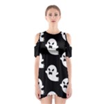 cute Ghosts Shoulder Cutout One Piece Dress