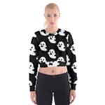 cute Ghosts Cropped Sweatshirt