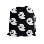 cute Ghosts Drawstring Pouch (XL)