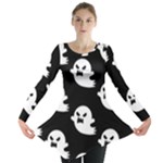 cute Ghosts Long Sleeve Tunic 