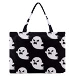 cute Ghosts Zipper Medium Tote Bag