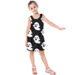 cute Ghosts Kids  Sleeveless Dress