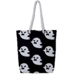 cute Ghosts Full Print Rope Handle Tote (Small)