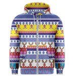 Christmas Reindeer Men s Zipper Hoodie