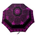 pink Medusa Folding Umbrella