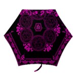 pink Medusa Mini Folding Umbrella