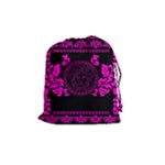 pink Medusa Drawstring Pouch (Medium)