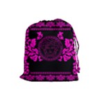 pink Medusa Drawstring Pouch (Large)