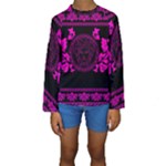 pink Medusa Kids  Long Sleeve Swimwear