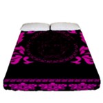 pink Medusa Fitted Sheet (Queen Size)