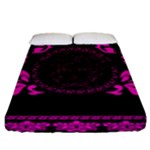 pink Medusa Fitted Sheet (King Size)