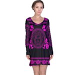 pink Medusa Long Sleeve Nightdress