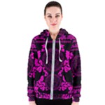 pink Medusa Women s Zipper Hoodie