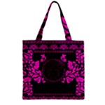 pink Medusa Zipper Grocery Tote Bag