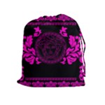 pink Medusa Drawstring Pouch (XL)