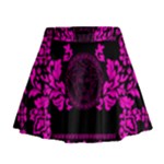 pink Medusa Mini Flare Skirt