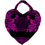 pink Medusa Giant Heart Shaped Tote