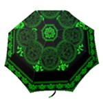 lime green Medusa Folding Umbrella