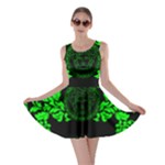 lime green Medusa Skater Dress