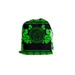 lime green Medusa Drawstring Pouch (Small)