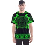 lime green Medusa Men s Sports Mesh Tee