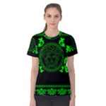 lime green Medusa Women s Cotton Tee