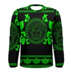 lime green Medusa Men s Long Sleeve Tee