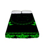 lime green Medusa Fitted Sheet (Full/ Double Size)