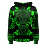 lime green Medusa Women s Pullover Hoodie