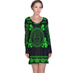 lime green Medusa Long Sleeve Nightdress