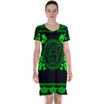 lime green Medusa Short Sleeve Nightdress