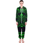 lime green Medusa Hooded Jumpsuit (Ladies)