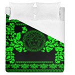 lime green Medusa Duvet Cover (Queen Size)