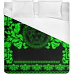 lime green Medusa Duvet Cover (King Size)