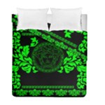 lime green Medusa Duvet Cover Double Side (Full/ Double Size)